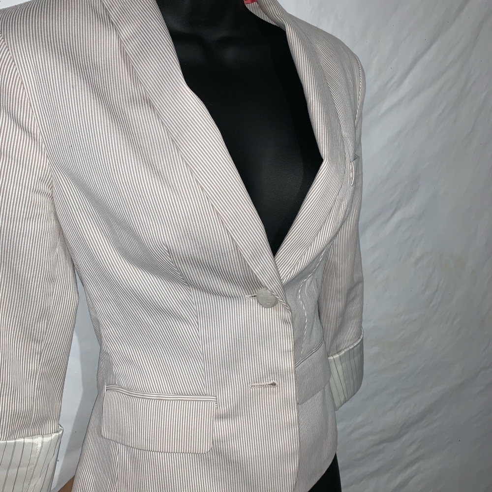 Express Pinstripe Blazer - Picture 2 of 8